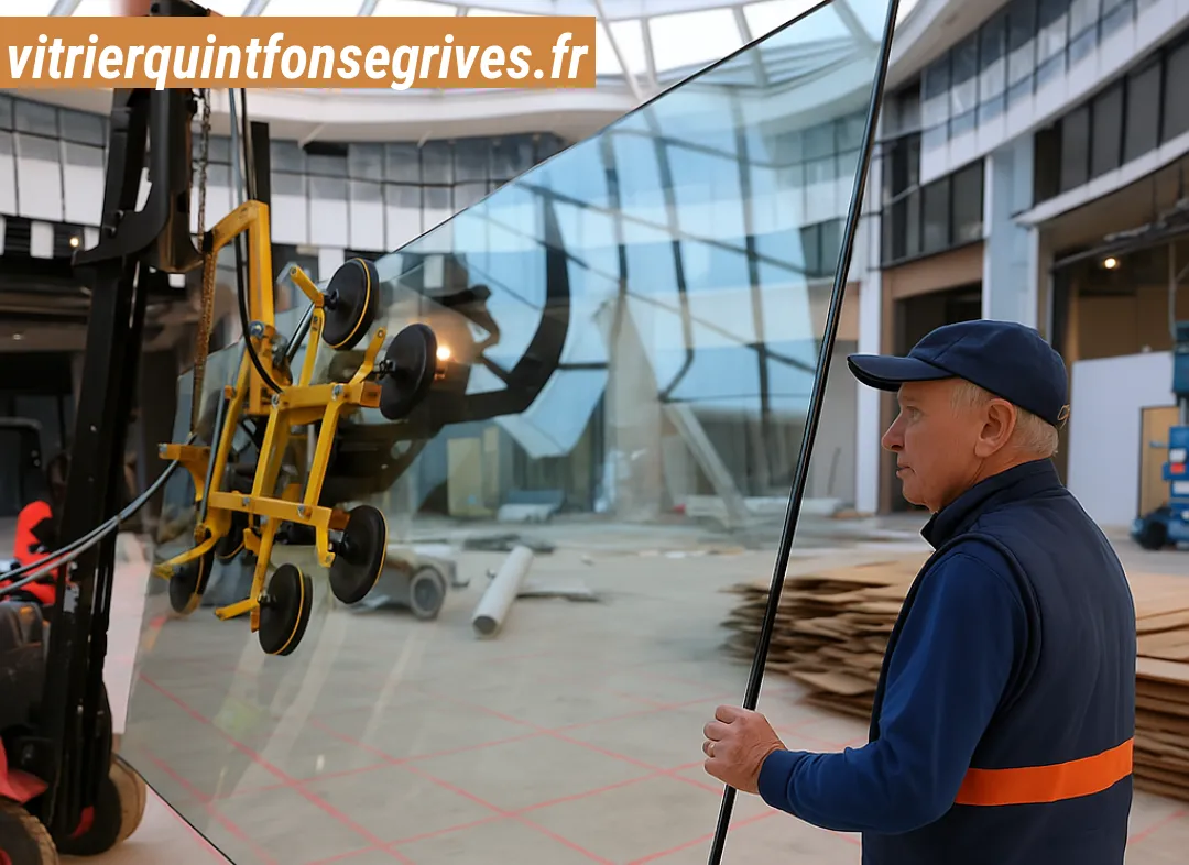 Remplacement de vitrine magasin Quint-Fonsegrives